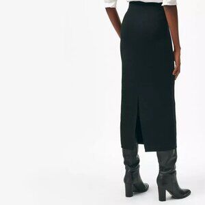 Lord & Taylor Black Midi Skirt